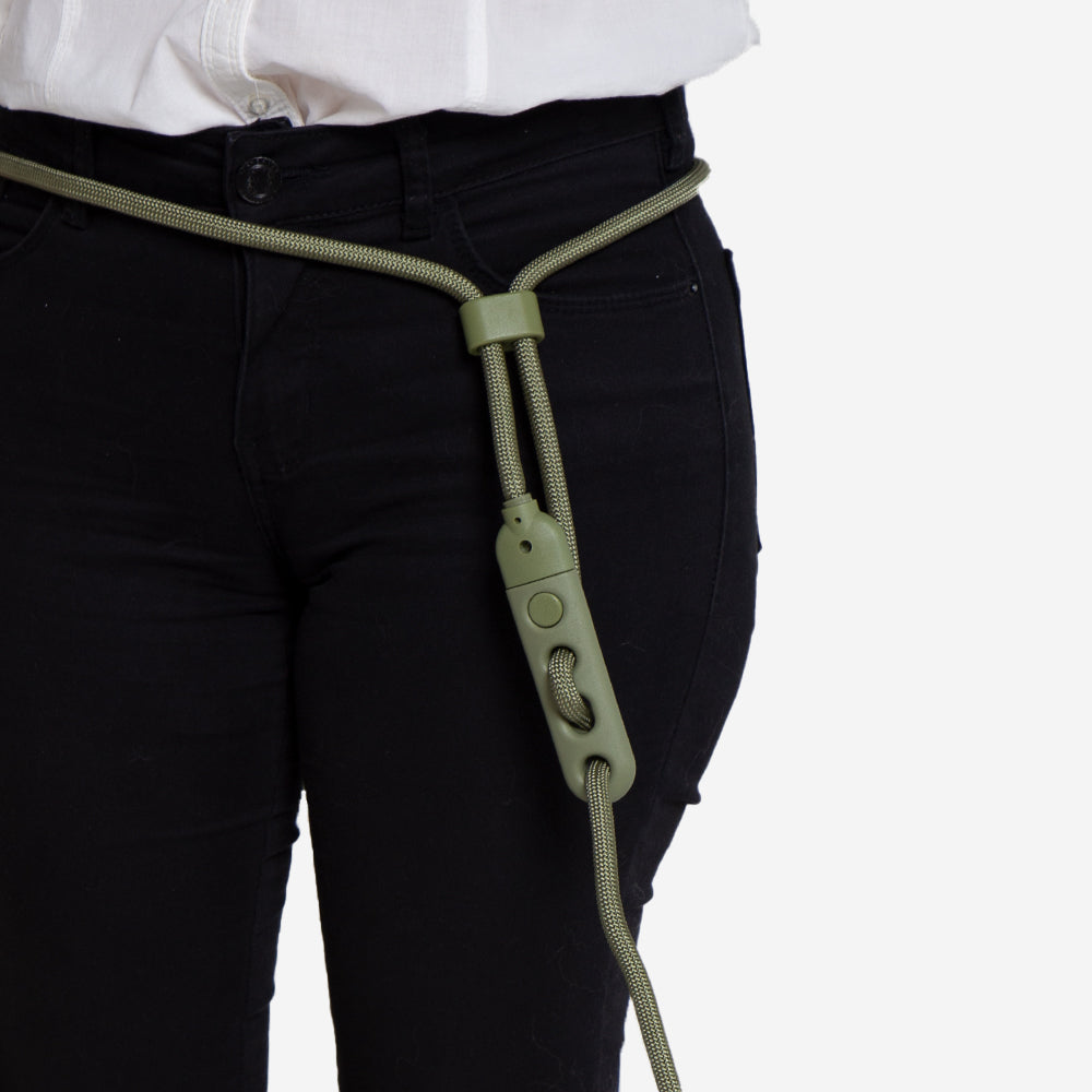 Correa Hands-Free para Perros Army Green